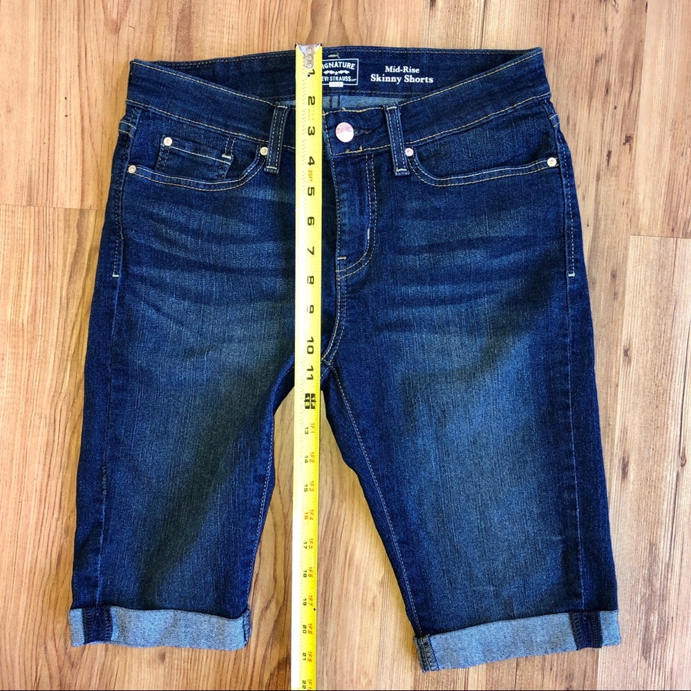 Levi’s Mid-rise Skinny Shorts Size 6 - Picture 5 of 11
